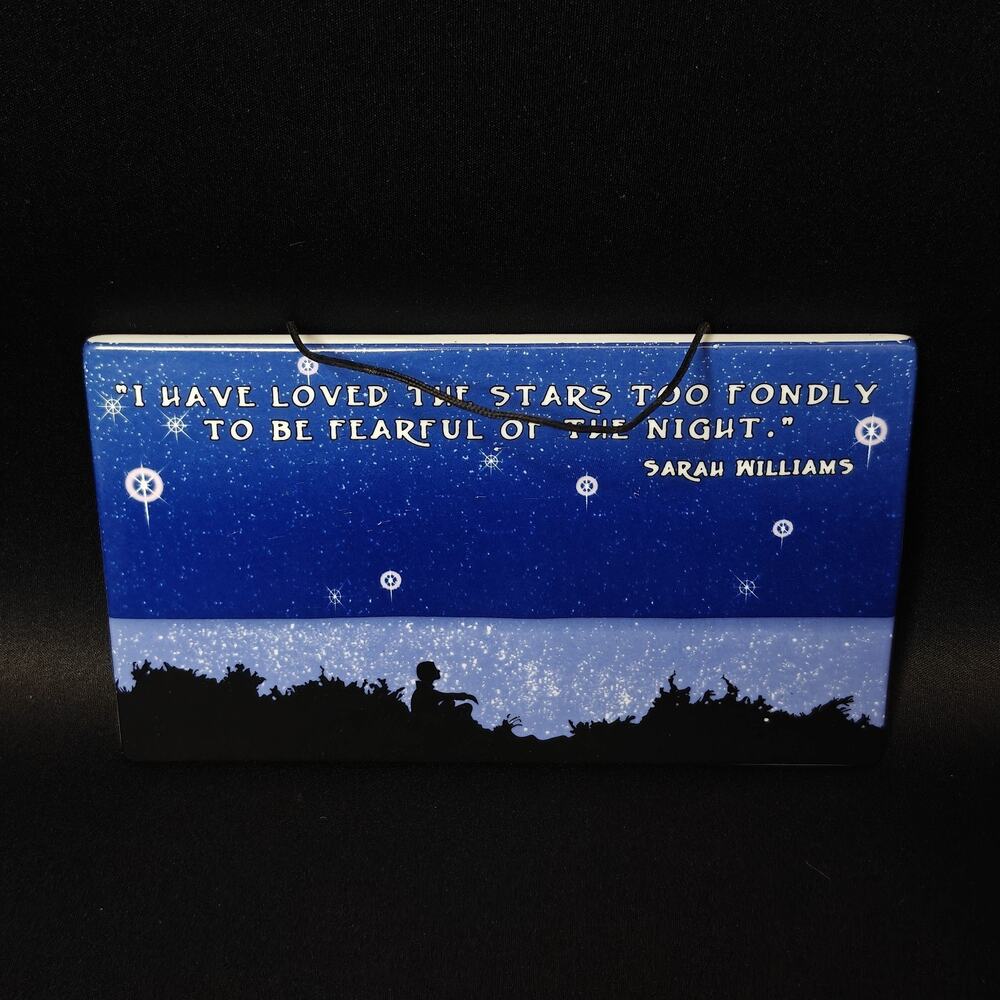 I Have Loved Stars Too Fondly to be Fearful of Night Sarah Williams Poem Tile